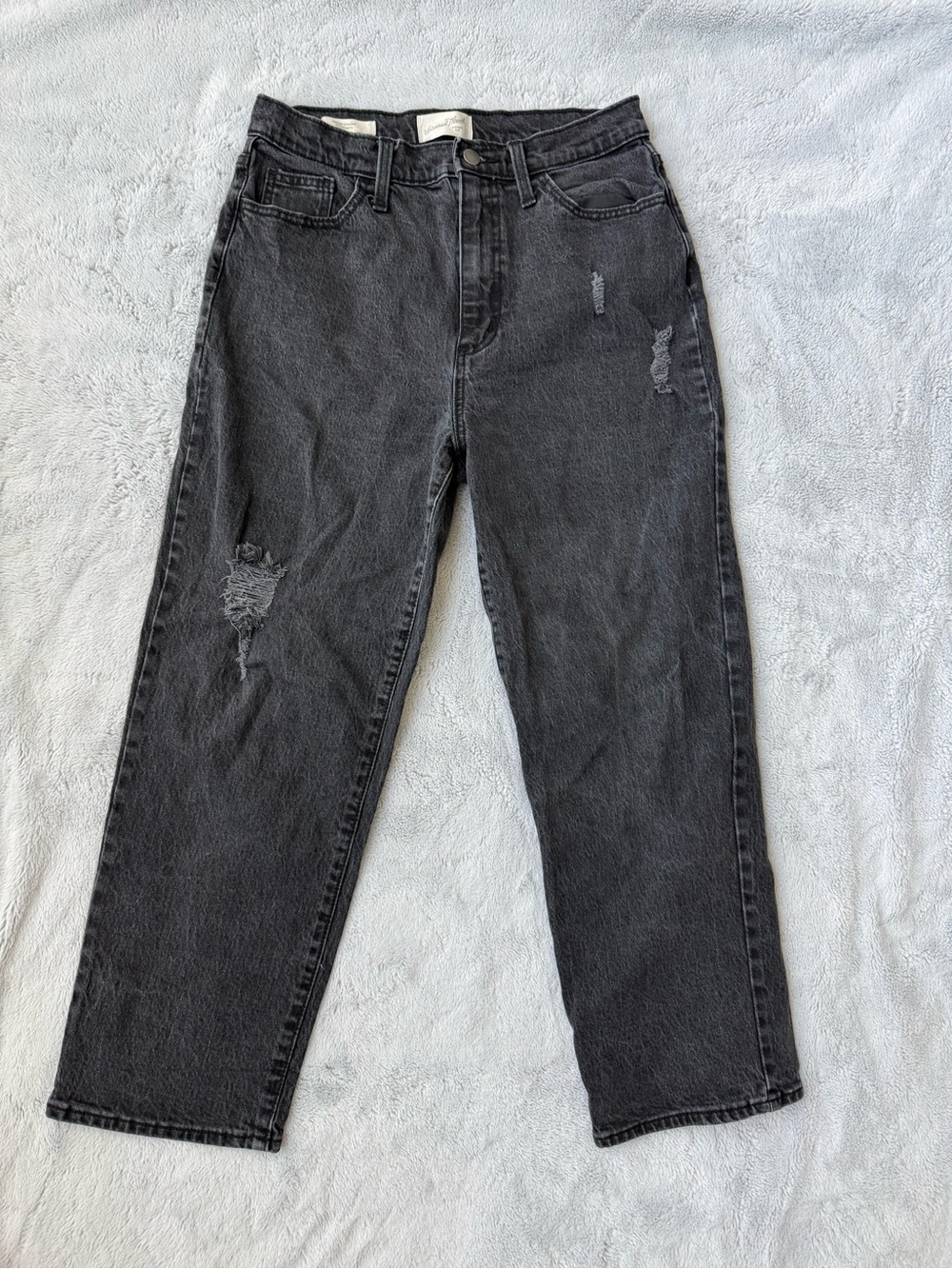 Universal Thread Vintage Straight Jeans Black Size 8